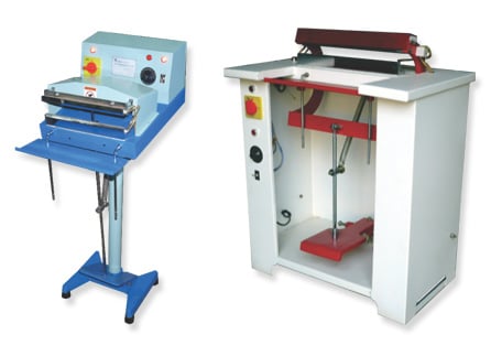 Manual Foot Pedal Press Continuous Heat Sealer Machine